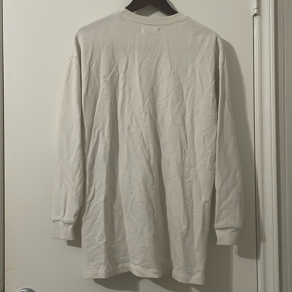 Grayson Threads Ivory Long Sleeve Crew Neck Sweater Glacier Montana Small - Picture 4 of 10